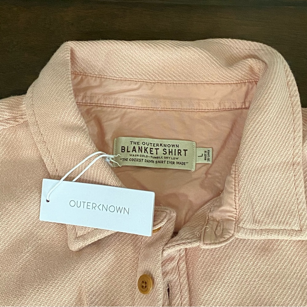 Outerknown Pink Casual Button Down Shirt